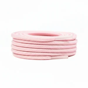 Lacet Bottes Beige & Rose Polyester 6mm - Vue 1 - Lacet