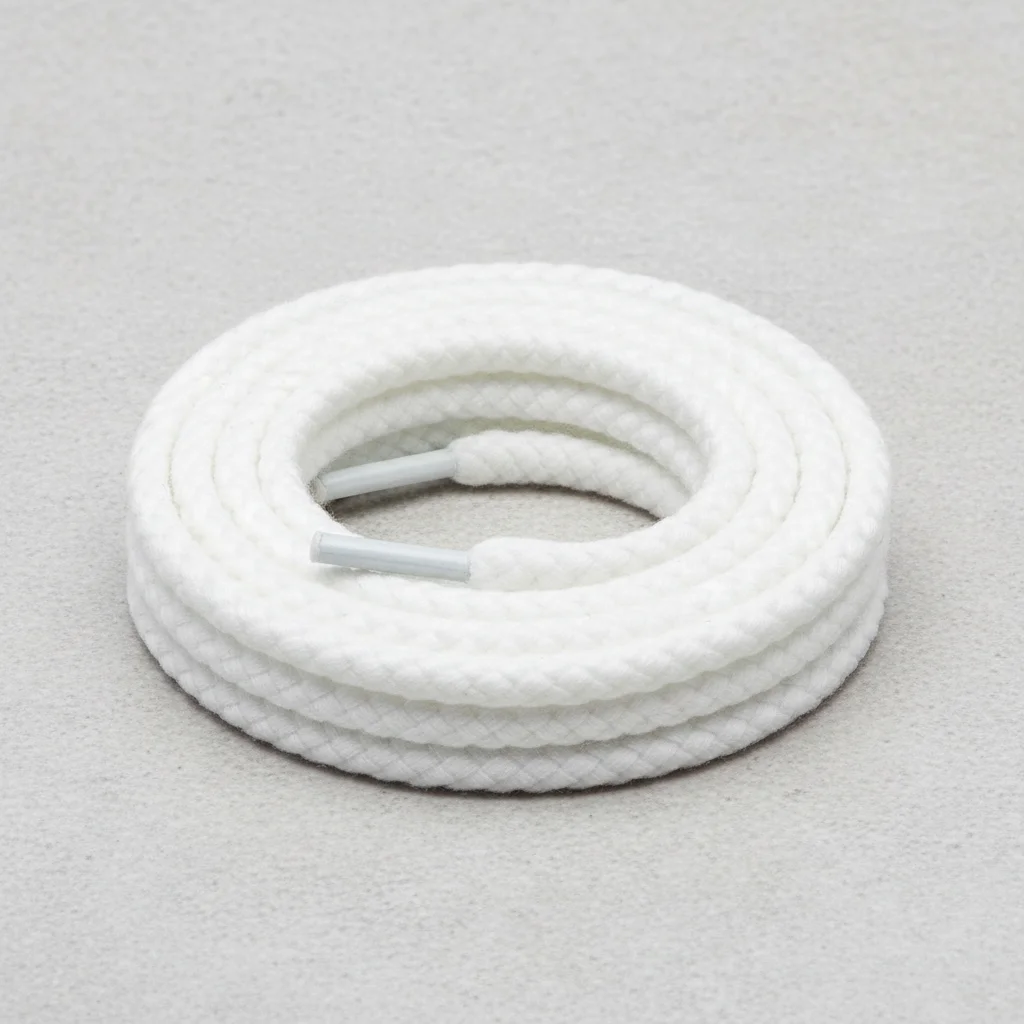 Lacet Corde Blanc 8mm Coton - Vue 2 - Lacet