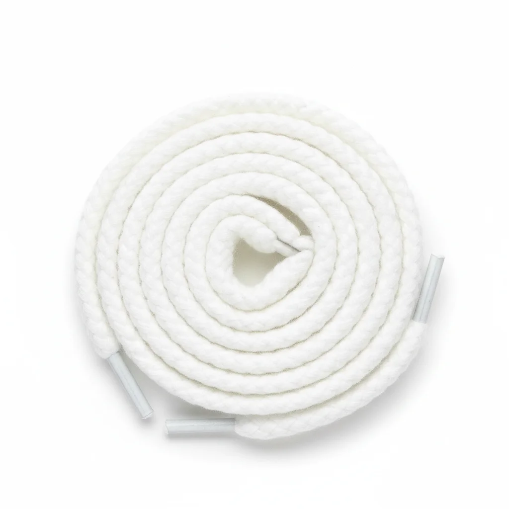 Lacet Corde Blanc 8mm Coton - Vue 5 - Lacet