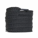 Lacet Corde Plat Gris 15mm Coton - Vue 1 - Lacet