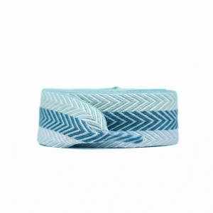 Lacet Large Coton 30mm Bleu - Vue 1 - Lacet