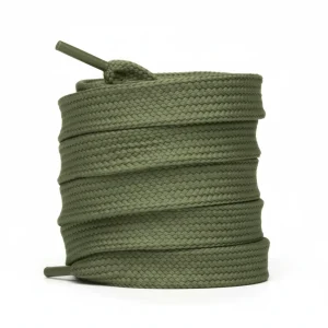 Lacet Large Kaki Coton 18mm - Vue 1 - Lacet