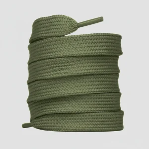 Lacet Large Kaki Coton 18mm - Vue 2 - Lacet