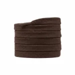 Lacet Marron Plat Coton 8mm - Vue 1 - Lacet