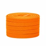 Lacet Orange Plat 8mm Coton - Vue 1 - Lacet