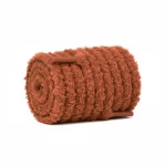 Lacet Peluche 7mm Brique Coton Doux - Vue 1 - Lacet