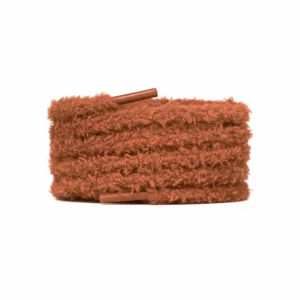 Lacet Peluche 7mm Brique Coton Doux - Vue 2 - Lacet