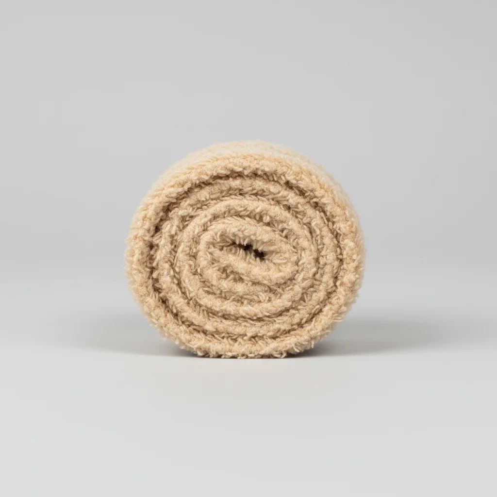 Lacet Peluche Beige 7mm - Vue 2 - Lacet