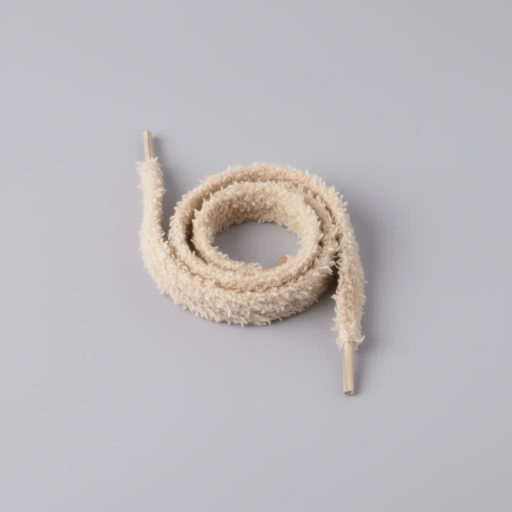 Lacet Peluche Beige 7mm - Vue 3 - Lacet