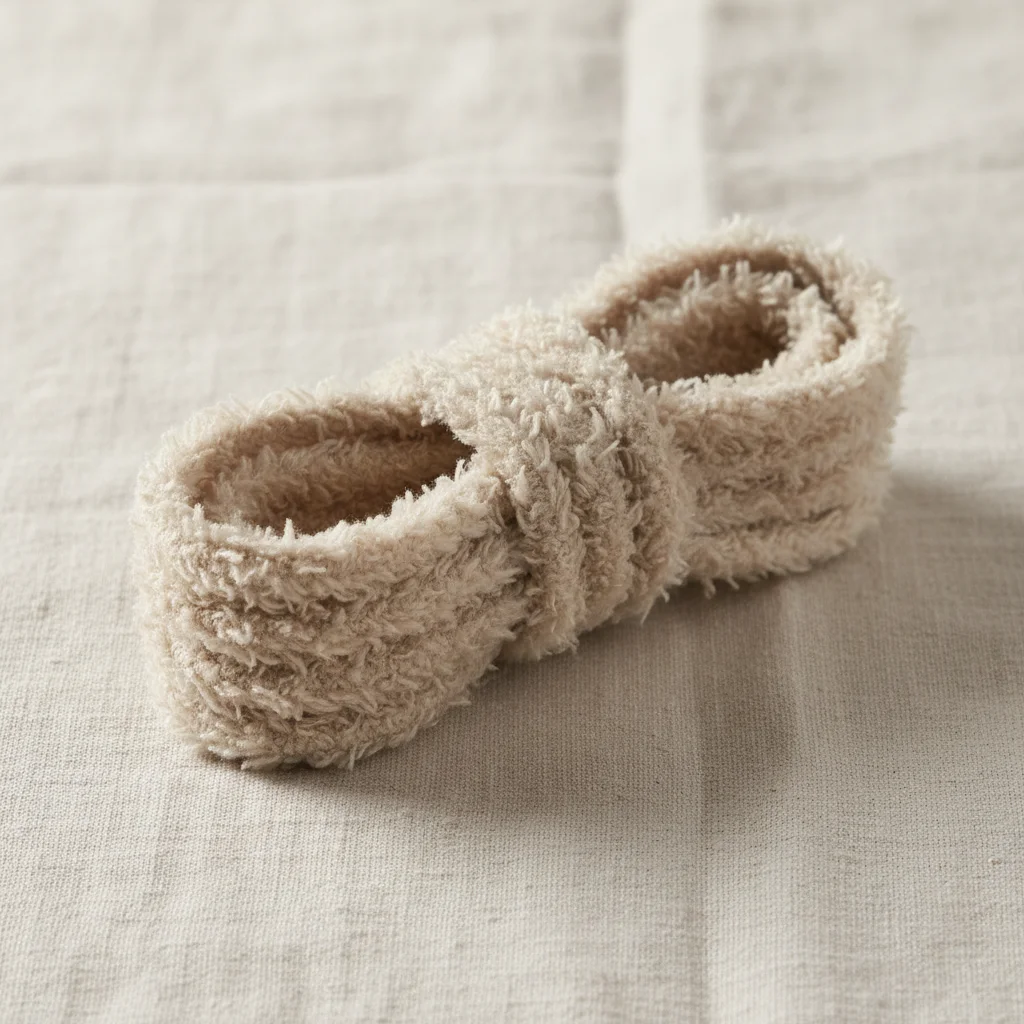 Lacet Peluche Beige 7mm - Vue 5 - Lacet