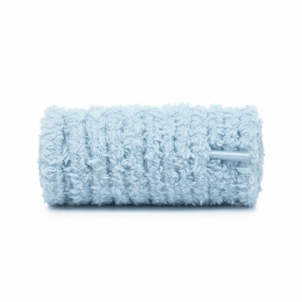 Lacet Peluche Coton 7mm Bleu Ciel Tendances Sneakers - Vue 5 - Lacet