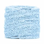 Lacet Peluche Coton Doux Bleu Ciel 15mm - Vue 1 - Lacet