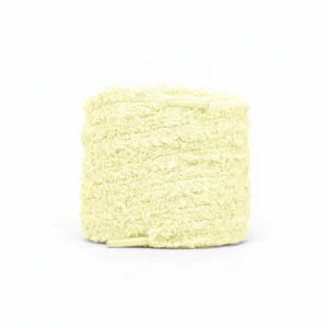 Lacet Peluche Jaune 15mm Coton - Vue 2 - Lacet