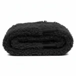 Lacet Peluche Noir 15mm Coton Tendance - Vue 1 - Lacet