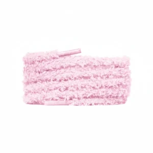 Lacet Peluche Rose Clair 7mm - Vue 2 - Lacet