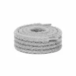 Lacet Pelucheux Gris 7mm Tendance - Vue 1 - Lacet