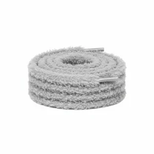 Lacet Pelucheux Gris 7mm Tendance - Vue 1 - Lacet