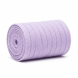 Lacet Plat 8mm Coton Violet Tendance - Vue 1 - Lacet
