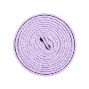 Lacet Plat 8mm Coton Violet Tendance - Vue 2 - Lacet