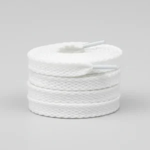 Lacet Plat Corde 15mm Blanc Coton - Vue 2 - Lacet