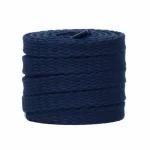 Lacet Plat Corde 15mm Bleu Marine Coton - Vue 1 - Lacet