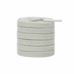 Lacet Plat Coton 8mm Gris Clair - Vue 1 - Lacet