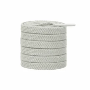Lacet Plat Coton 8mm Gris Clair - Vue 1 - Lacet