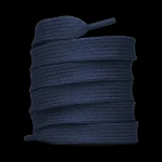 Lacet Plat Large 18mm Coton Marine - Vue 1 - Lacet