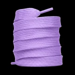 Lacet Plat Large 18mm Violet Coton - Vue 1 - Lacet