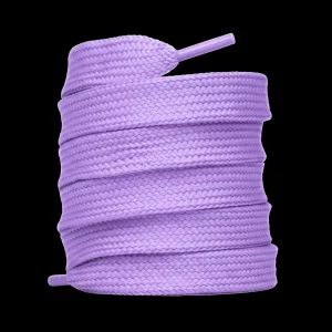 Lacet Plat Large 18mm Violet Coton - Vue 1 - Lacet