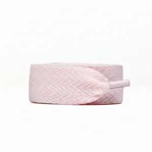 Lacet Plat Large 30mm Rose Coton - Vue 1 - Lacet