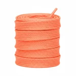 Lacet Plat Large Orange 120cm - Vue 1 - Lacet