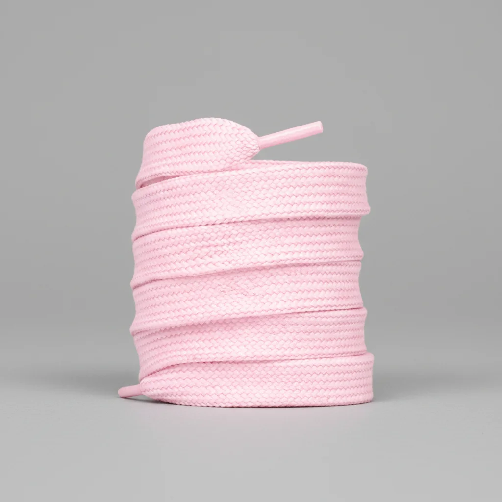 Lacet Plat Large Rose 18mm Coton - Vue 2 - Lacet