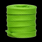 Lacet Plat Large Vert Pomme 18mm - Vue 1 - Lacet