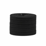 Lacet Plat Noir 8mm Coton 160cm - Vue 1 - Lacet
