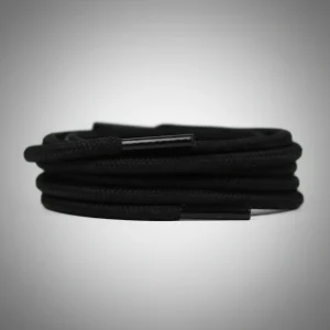 Lacet Rond Noir Bottes et Chaussures - Vue 2 - Lacet