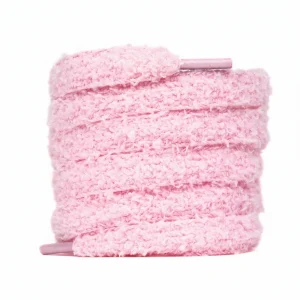 Lacet Rose Peluche 15mm Coton Doux - Vue 1 - Lacet