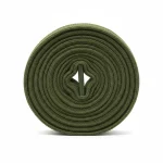 Lacet Vert Kaki 8mm Plat Coton - Vue 1 - Lacet