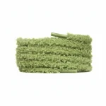 Lacet Vert Pelucheux 7mm pour Sneakers - Vue 1 - Lacet