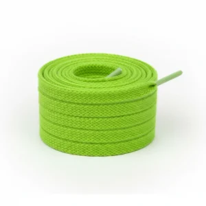 Lacet Vert Pomme Plat 8mm - Vue 2 - Lacet